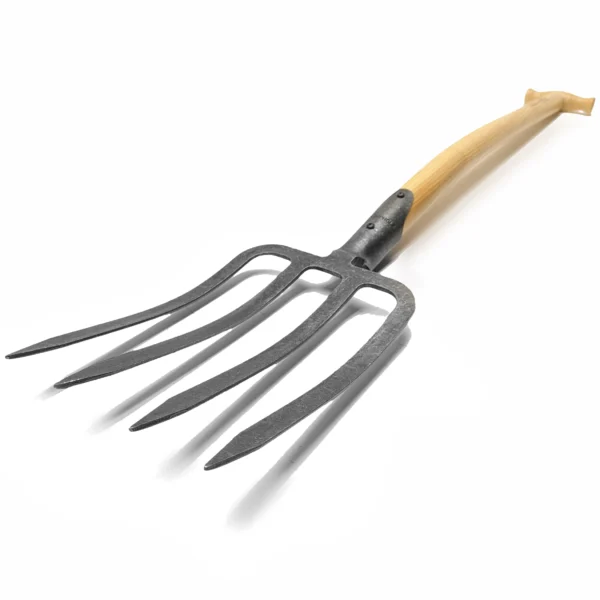 Garfo de pá com dentes de baioneta