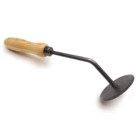 1326 - Disco de jardinagem / Faca para ervas daninhas - cabo de freixo de 14 cm