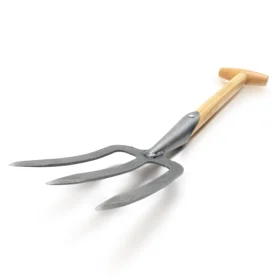 1329 - Garfo para plantas perenes - cabo em T de freixo de 40 cm
