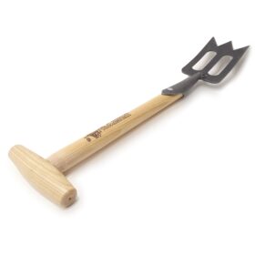 1387 - Garfo para avós - 45 cm cinzas cabo em T