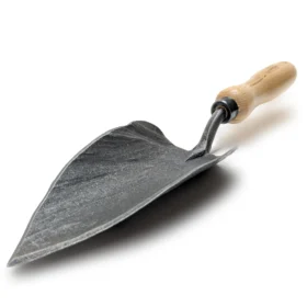 1493 - Pazinha para plantação - forjada à mão a partir de uma única peça de aço - cabo de freixo de 14 cm