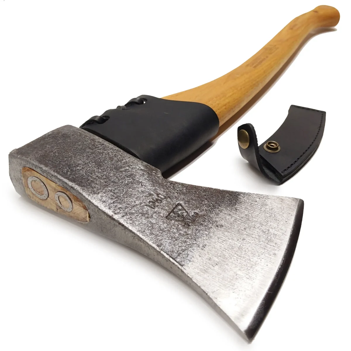Machado para abate de árvores Proteção do cabo em couro Proteção do fio de corte em couro, 1 kg